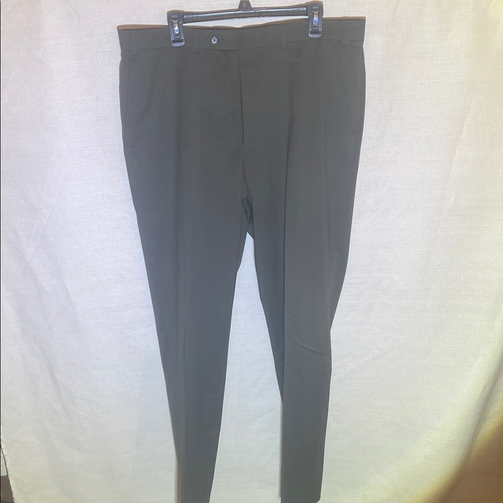 Hart Schaffner Marx Men's Dark Olive Trousers